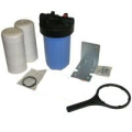 Pentek 10" Big Blue Filter Housing with 1" Inlet/Outlet Package - without push-fit fittings