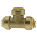 1" No Lead Brass Quick Connect Tee