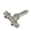 304 Stainless Steel Tee for Pressure Tank Installations - 1 1/4" x 13" MPT Connection