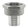 Stainless Steel Pex Female x Pex 3/4"