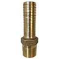 No Lead Brass Extra Long Male Adapter, 1" MPT x 1" Barb